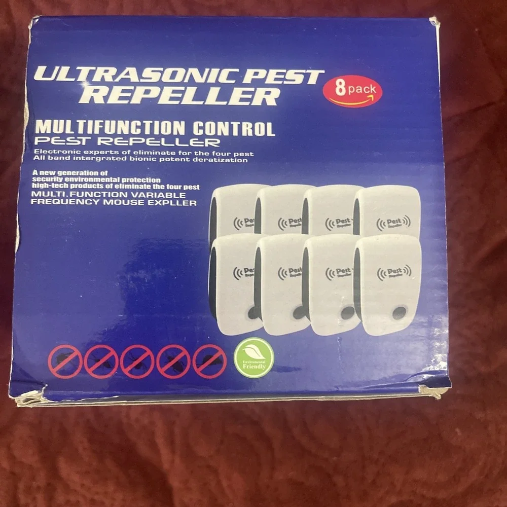 Ultrasonic Pest Repeller - 8 Pack - New One Plug One Room , Safe And Effective